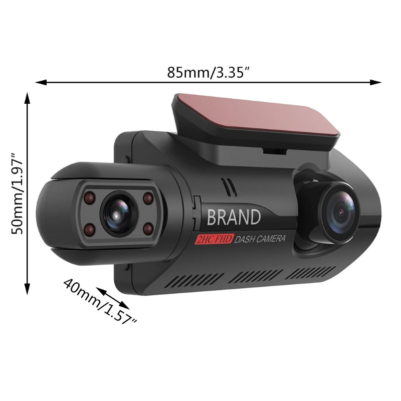 1440P HD 360° Dual Camera Full HD Night Vision Car Dash Camera - ELFIRA
