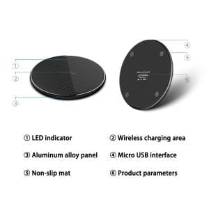 15W Fast Wireless Charger Pad - ELFIRA
